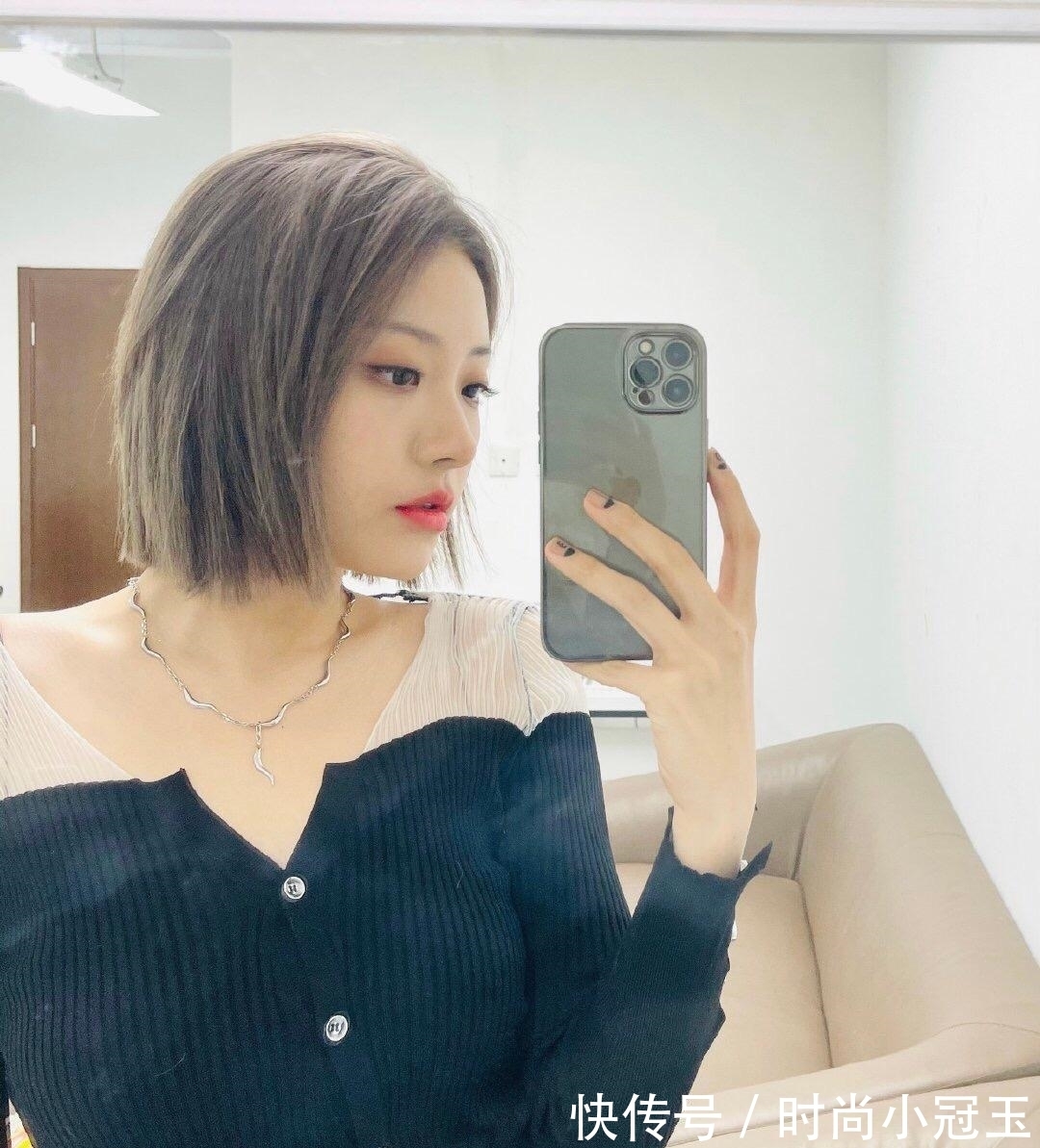 脸型|锁骨发out了!2021短发流行这么剪,烫不烫都超好看