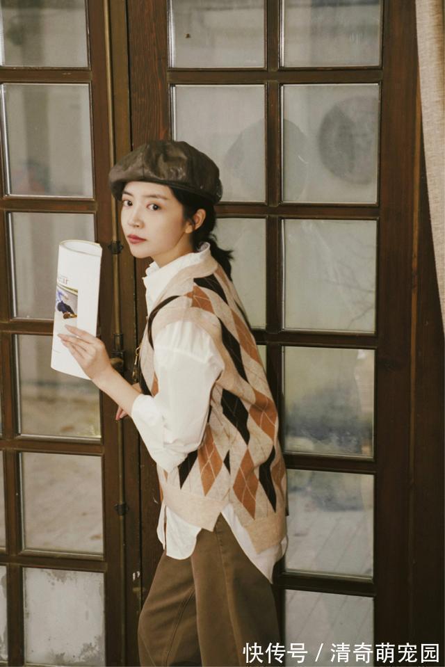 大衣 今秋不流行卫衣配牛仔裤了,像三木这样搭,才是真的美有气质