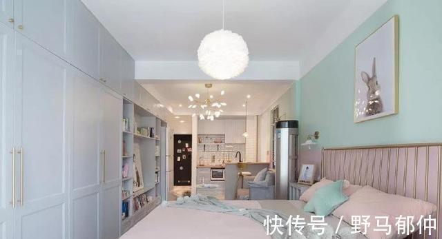 收纳|看完她的45㎡小家,我也想买个小户型照着装,清新优雅太舒适了!