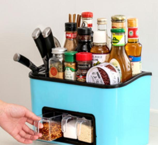 调味料|建议大家:厨房别再摆瓶瓶罐罐了,学她家这样做,干净整洁又实用
