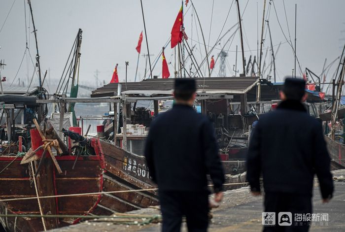 东营公安海岸警察支队红光海岸派出所：加强渔港治安迎接新春佳节|图集 | 渔港