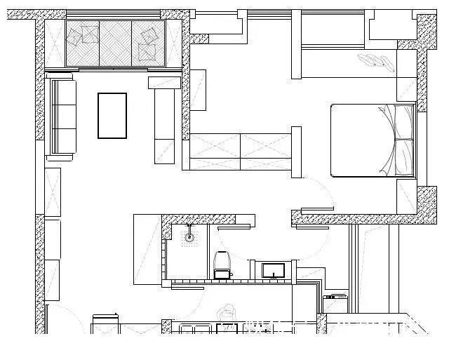 阳台|67㎡薄荷蓝小宅，阳台改榻榻米，卧室增加休闲区，设计太亮眼了！