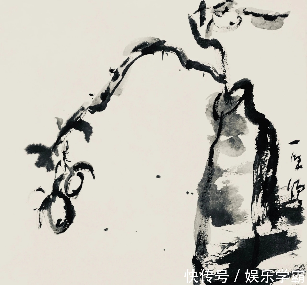 写意花鸟画!有禅意的中国画|一味僧写意花鸟画