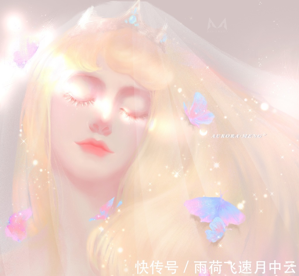 贝儿公主|国内画师笔下的迪士尼公主，谁是颜值第一高如此梦幻、真是难选