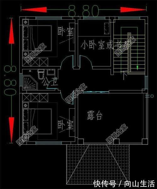 户型|适合农村75平宅基地的自建房图，总有一款是你的心头好