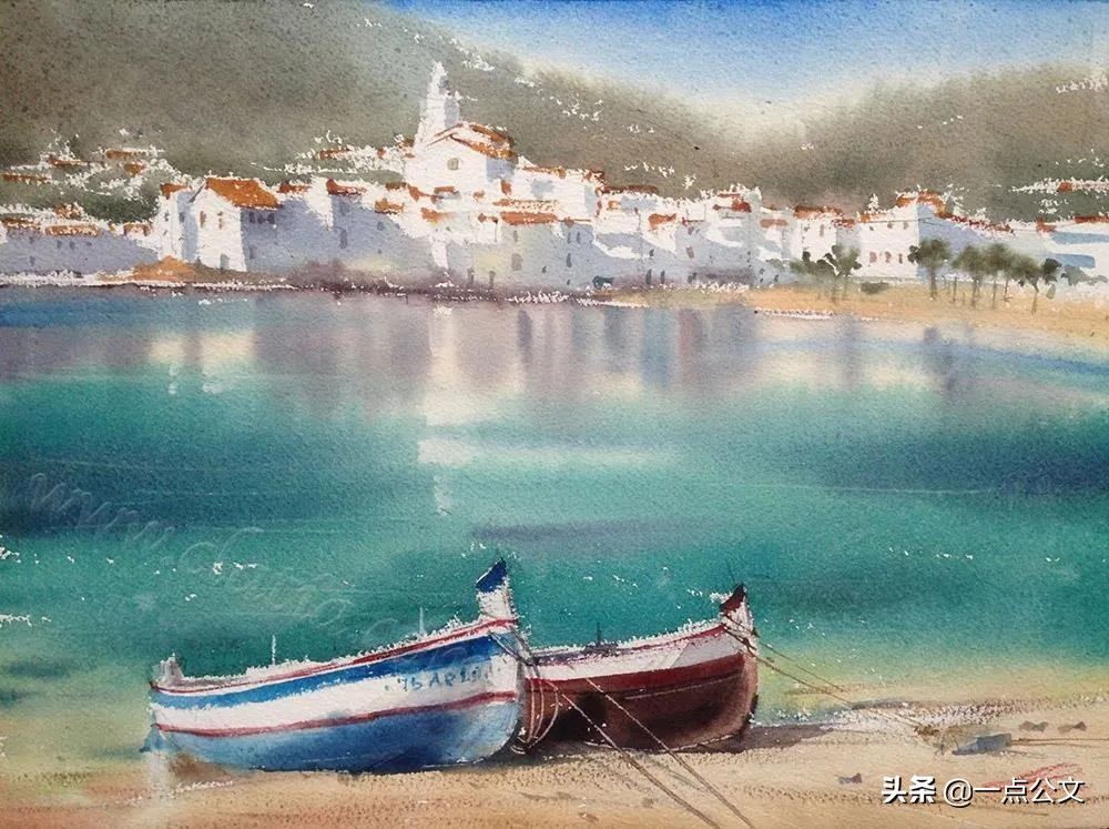 艺术家|流淌的水彩原来是这样的：充满活力与动感