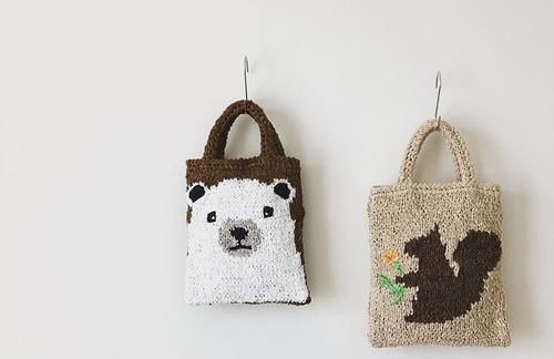 编织|把编织玩出新创意,棒针、钩针结合起来,提花也能用钩针表现