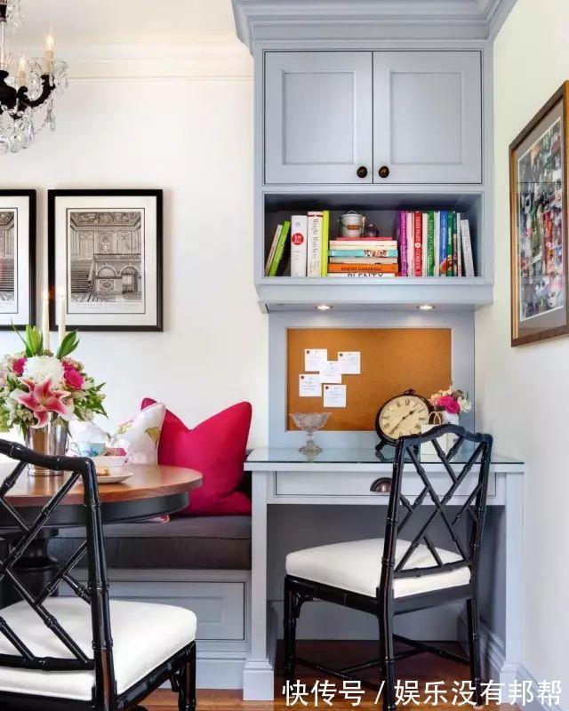 小户型|用一面墙打造一个书房,小户型有个书桌就够用了!省了整整一间房