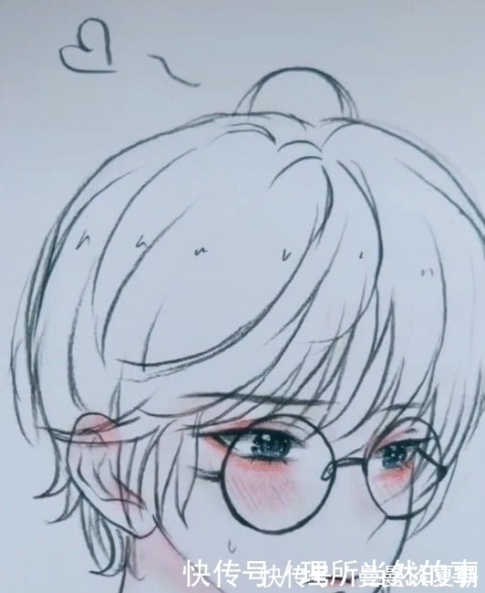 头发|美术生给女生画头发,结果却成了男生,网友:论发型的重要性