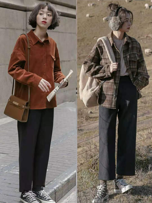 别再穿牛仔裤了,早春流行毛呢裤,兼顾时髦与温差