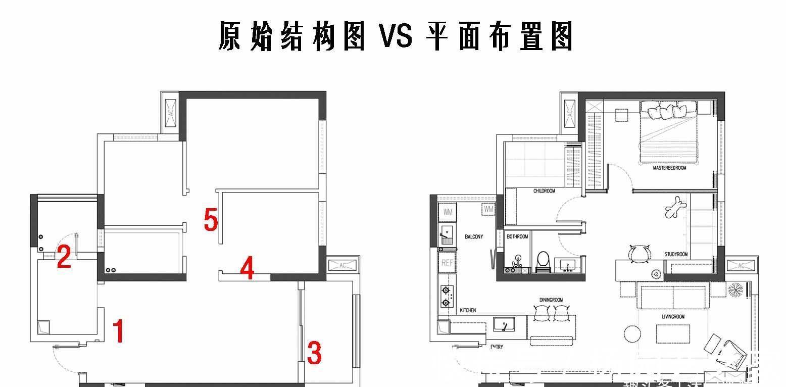 书桌|他大胆拆掉家里5面墙,全屋简洁大方还很实用,干净清爽太宜居了
