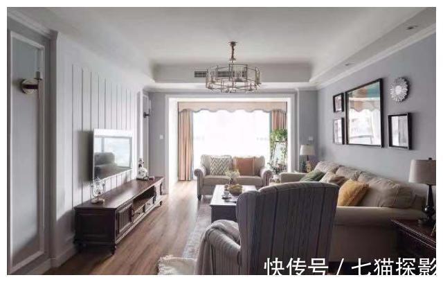 现代|128平现代美式三居室,复古与现代的完美融合,晒晒!
