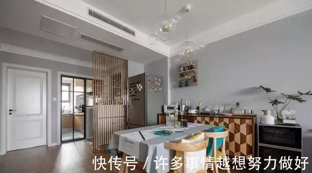 浅灰色|89平简约三室,老公坚持一进门设隔断,多出一个独立玄关