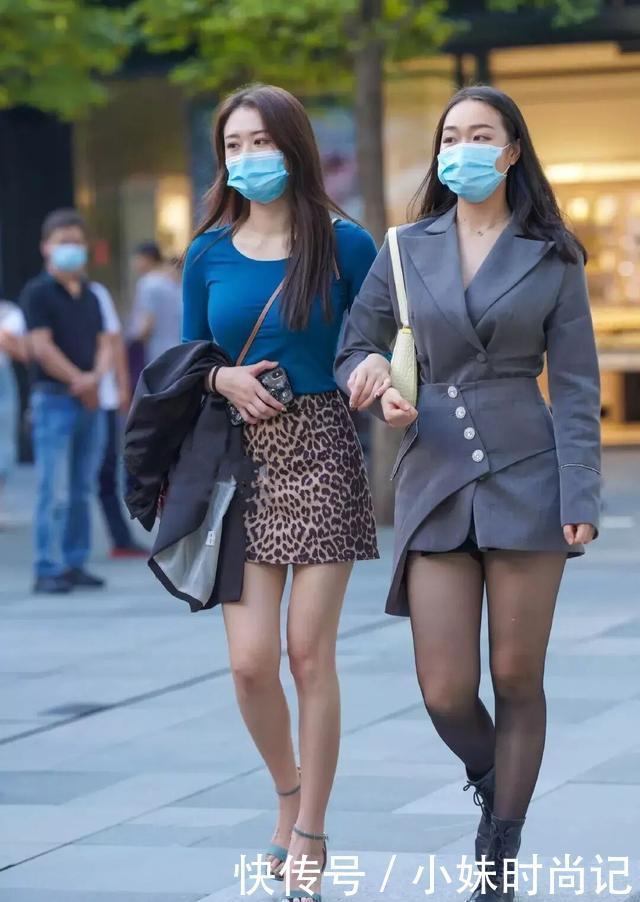 街拍:“豹纹风”强势来袭,现流行这样搭配,才会让人刮目相看!
