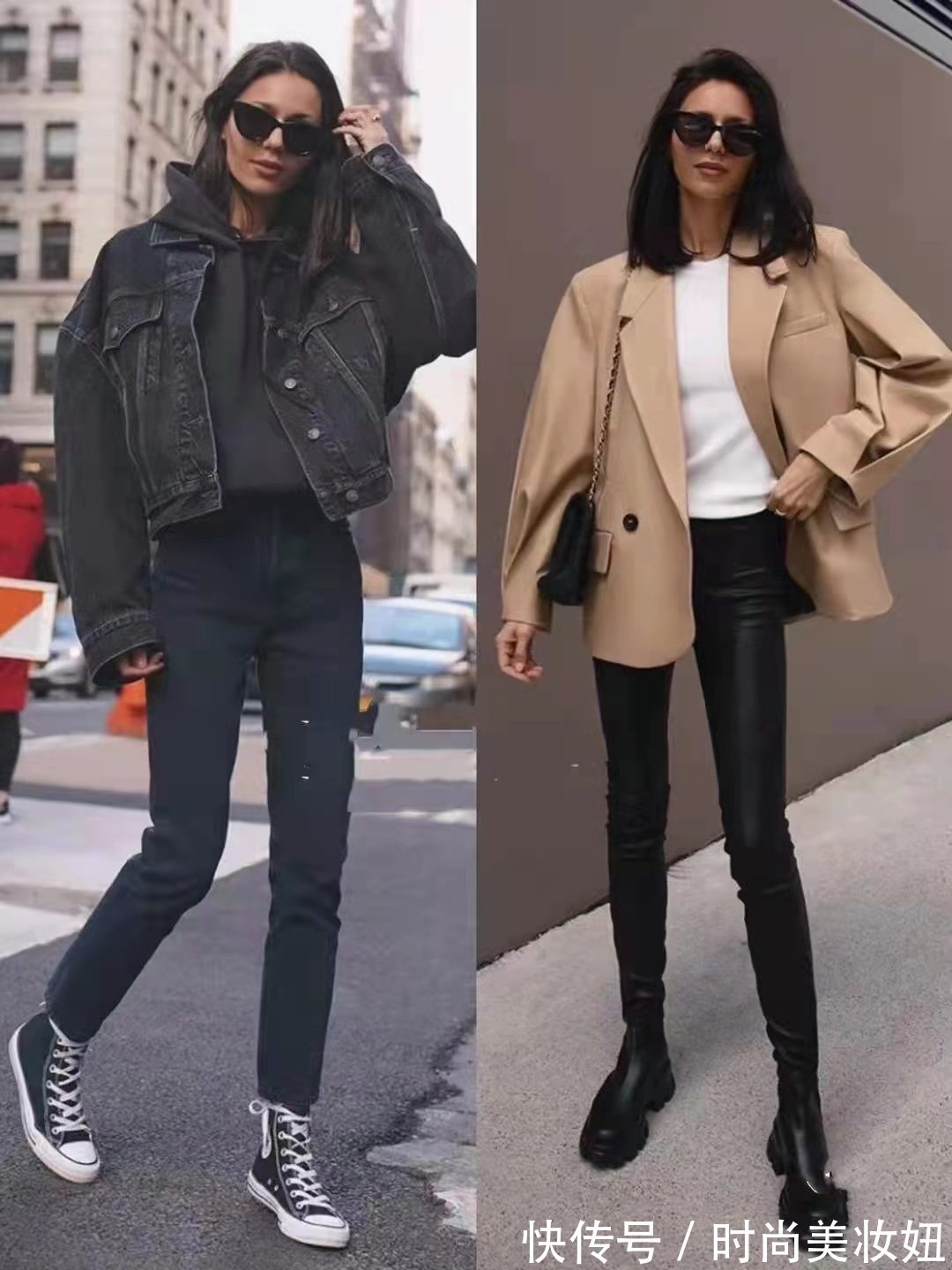 紧身裤|极简穿搭造型绝了,凭穿搭打造出高级洋气范,简单易学显气质