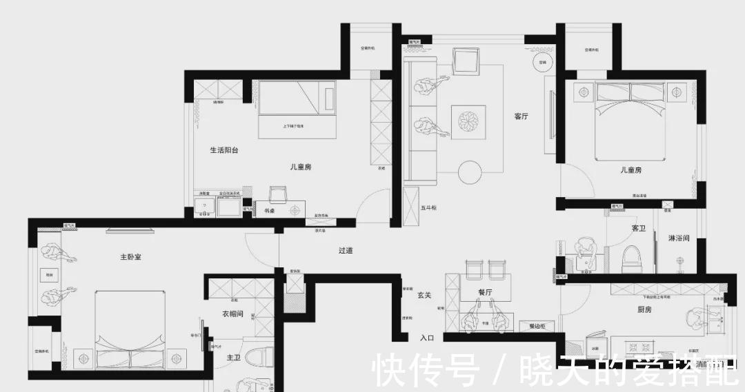 主卧室|90后夫妻打造138㎡原木婚房,颜值爆表超漂亮!晒晒
