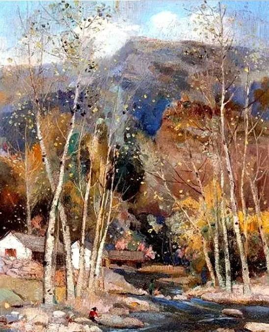 画幅$这两位大师笔下的秋色,梦幻迷离,思念无限