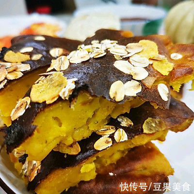 空气炸锅烤南瓜蛋糕你这么做，比买的还好吃