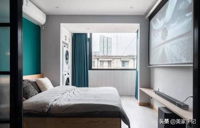 玄关|40㎡你觉得小她却改成2室1厅外加1个衣帽间,全屋复古高级晒晒