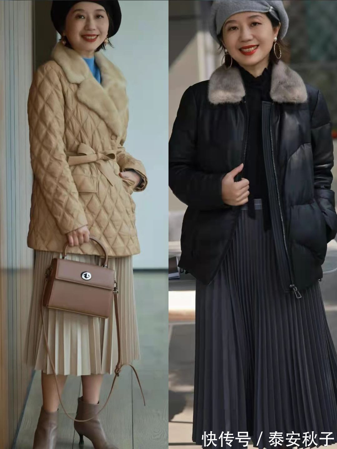 阔腿裤 年过50岁的中年女人,冬天就别再“露脚踝”了!今年流行这样穿:气质又显高级!