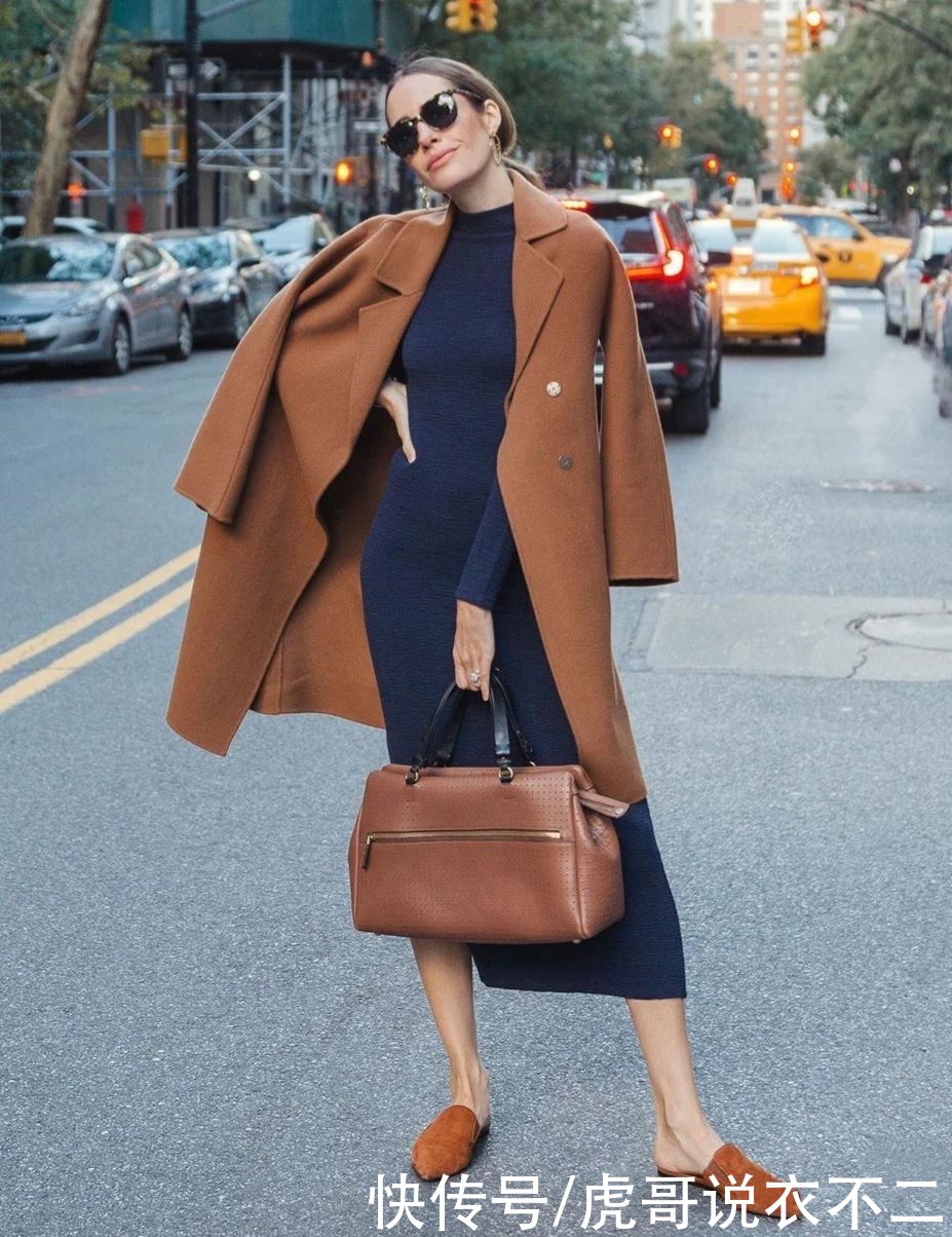 欧美风通勤街拍，百分百可借鉴的素人大衣指南，时髦优雅信手拈来