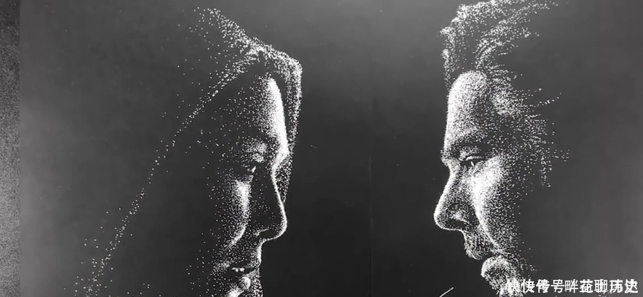 作画$美术生扬言双手作画,以为开玩笑,看到成品:别扶我,跪着挺好