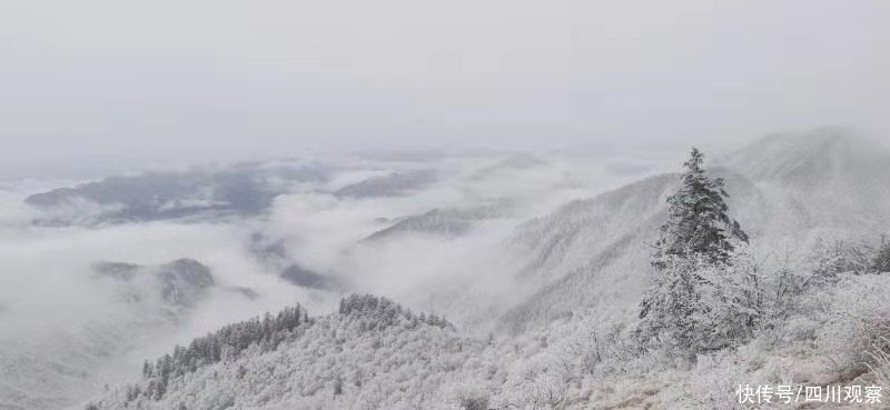 西岭雪山节后首场春雪上线