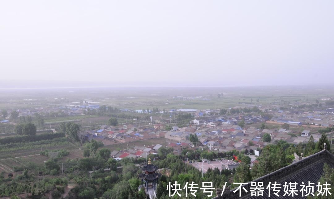 湿地|探索黄河岸边不知名土山，坡上开满奇怪的花朵，路边横着清代墓碑