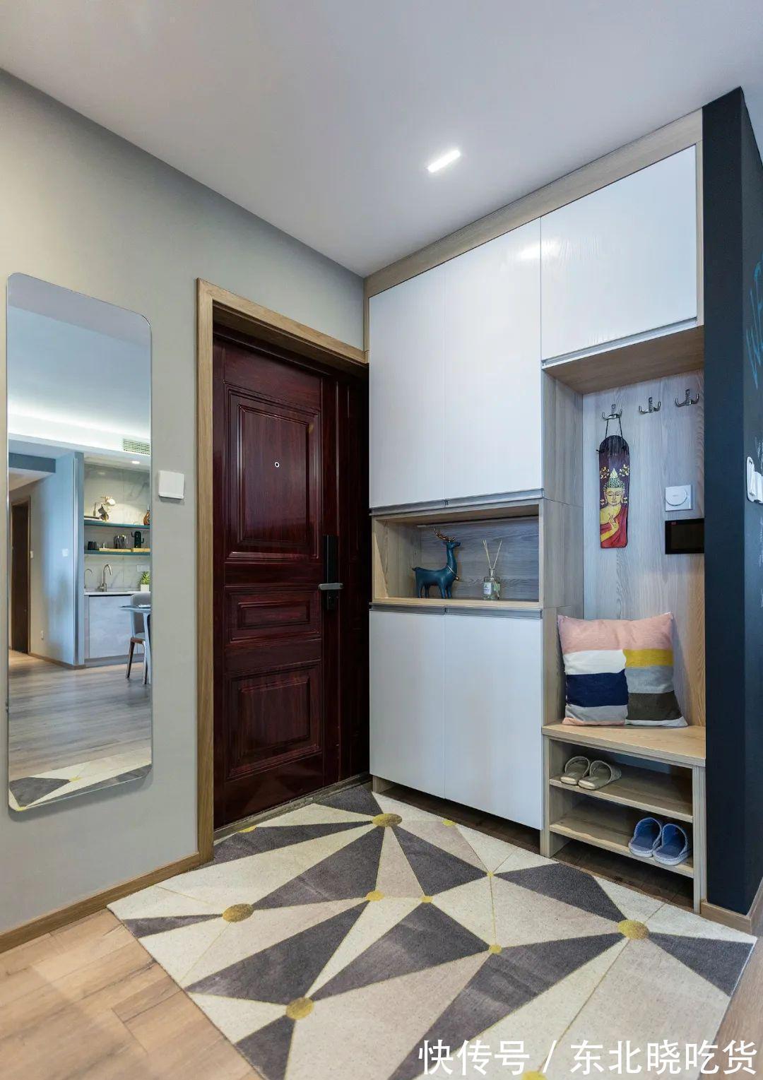 鞋凳|家里进门一地鞋,又丑又乱?玄关试试这么装,简单又实用!