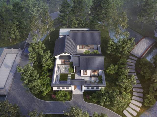 别墅|精致的农村一层别墅,自带三个庭院,美好乡村生活由此开启