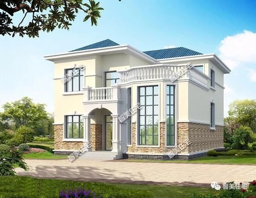 两层别墅|建在农村的经典两层别墅,各地都能看到成品作,造价20多万