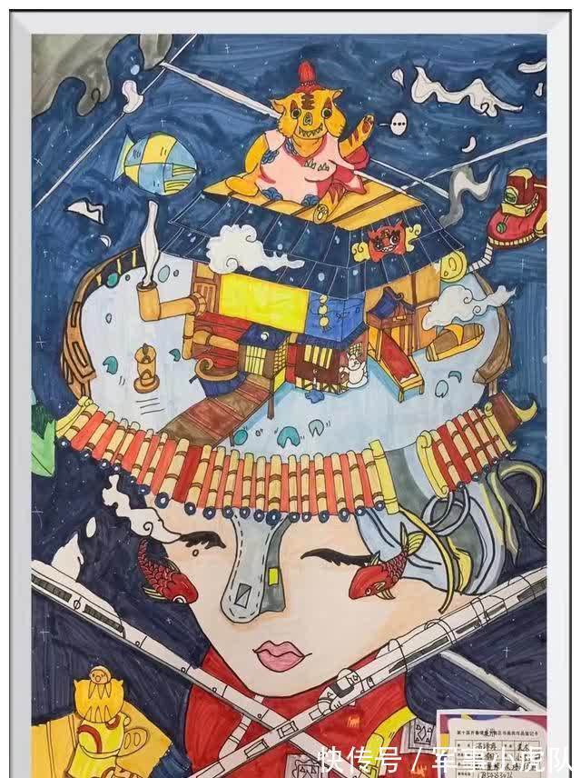 小丑@学生作品分享让绘画,充满想象,给孩子,自由创造