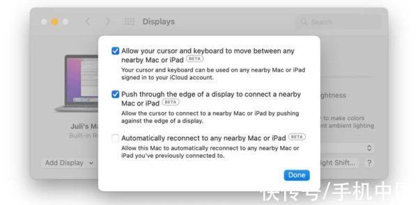 m苹果“通用控制”功能上线！创造iPad/Mac互联互通新体验