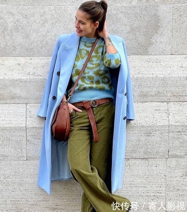 皮毛 冬天的高级感,一件大衣就够了