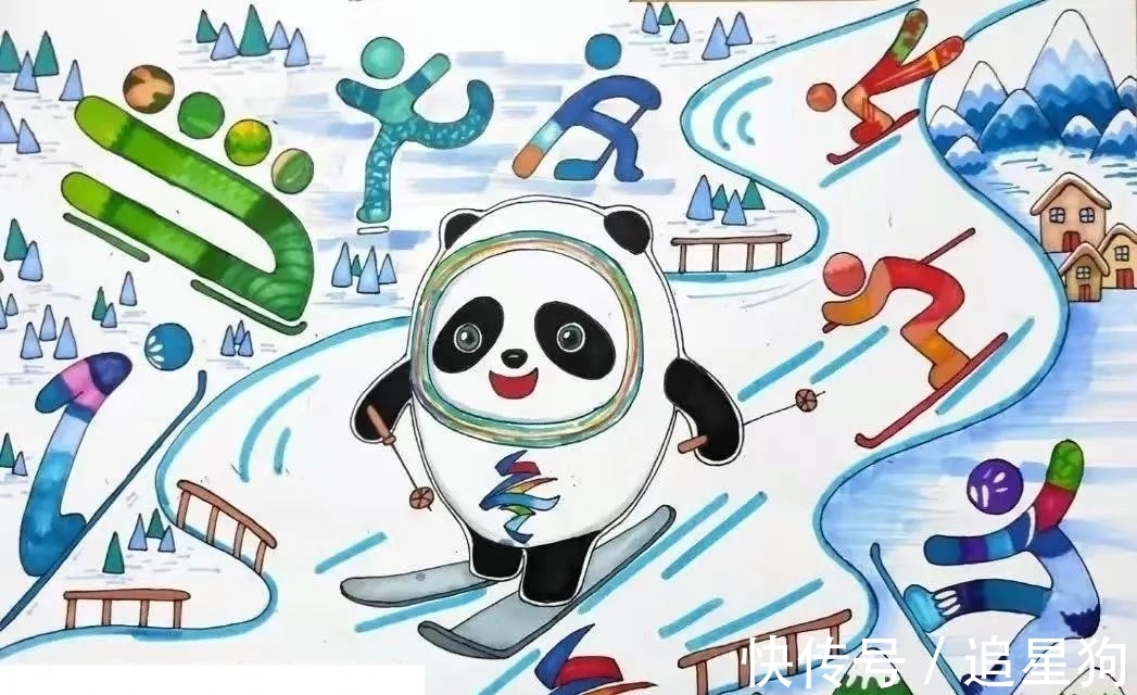 征集$这些冬奥儿童画太秀了!快来找找有没有你的作品|征集