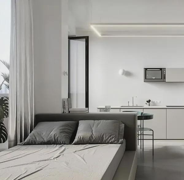 闭塞|29㎡二人居,一室一厅舒适自在,再来个衣帽间,这才是生活