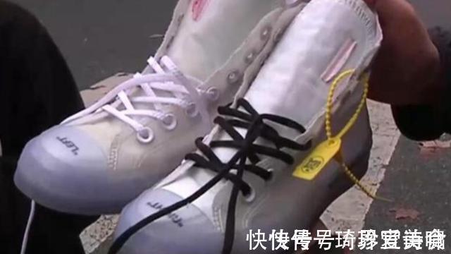 低仿 花7000买的匡威鞋,被洗鞋店洗成了“低仿”?店家:赔2000她不要