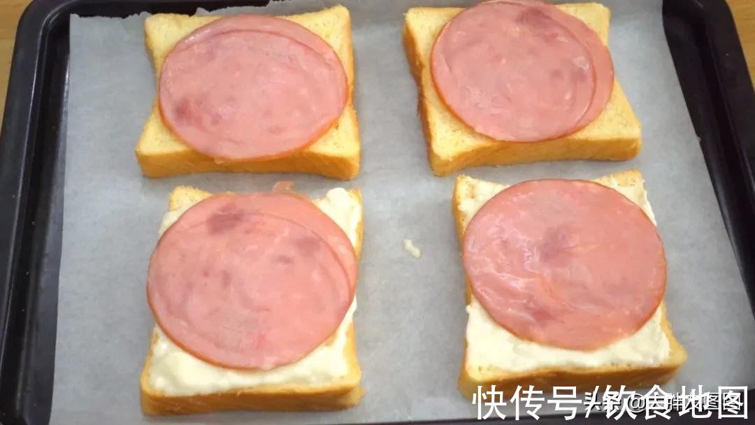 奶酱三明治,学会这个食谱,再也不去买了,用料扎实