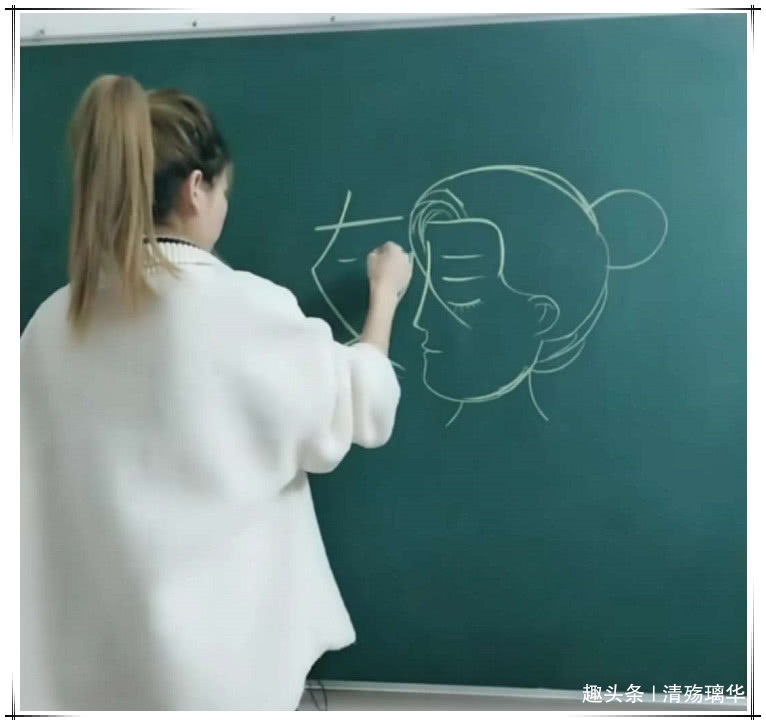 画画&美术生用“娘”字来画画,看完后瞬间泪崩,网友给美术生点赞