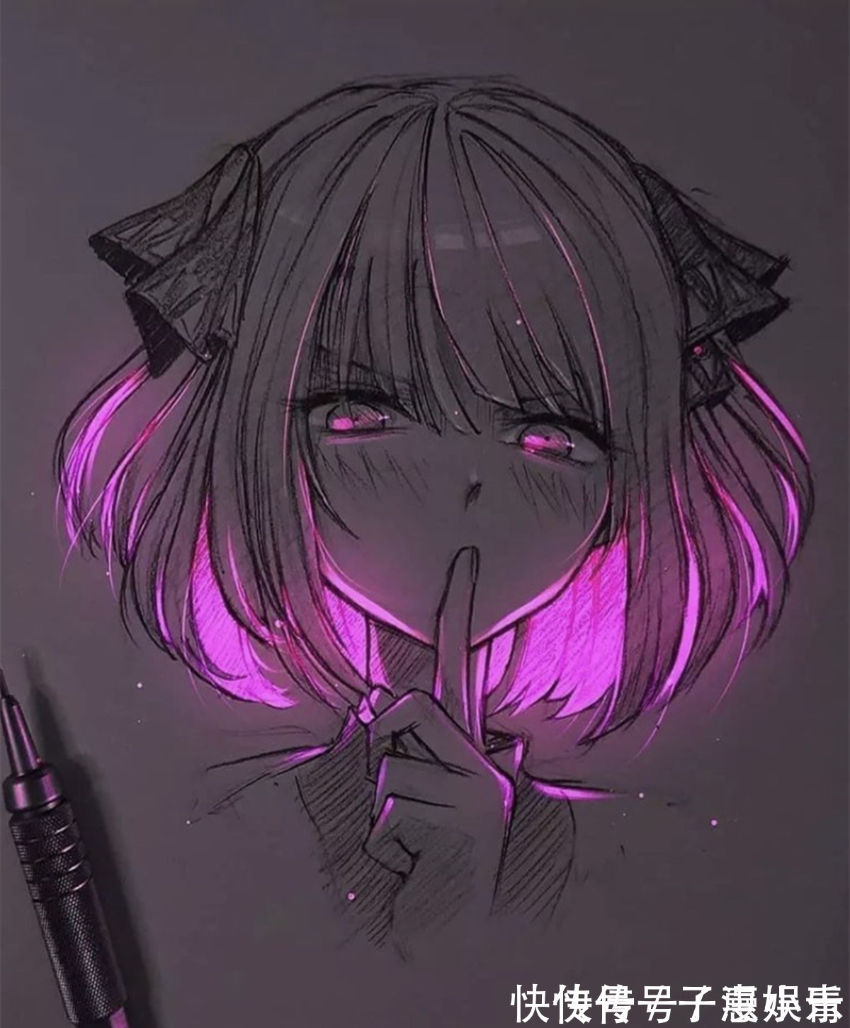 彩色!用荧光笔绘制出光照的效果,原来会画画是一件如此快乐的事情