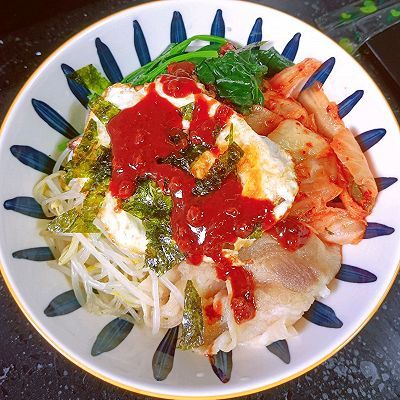 豆芽|韩式肥牛拌饭