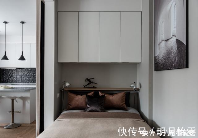 小房子|一个人独居52平,不在乎小,安静舒适就好,卧室不到8㎡塞间书房