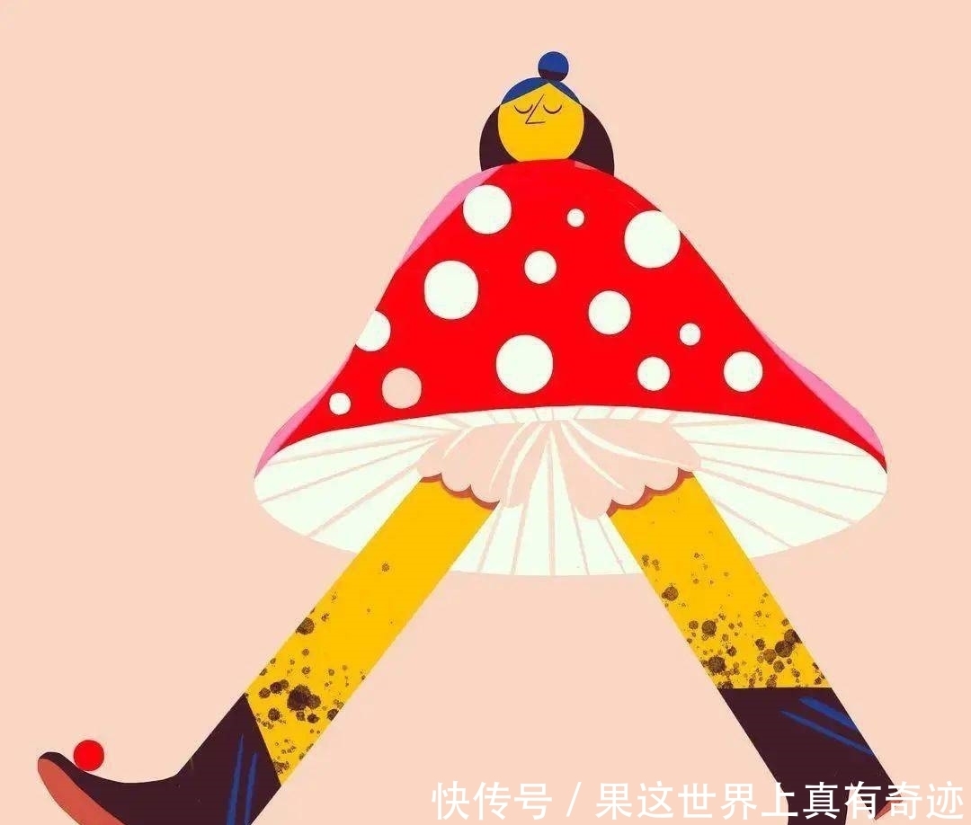 简单的几何图形,大胆的构图,独树一帜的扁平化绘画风格!!