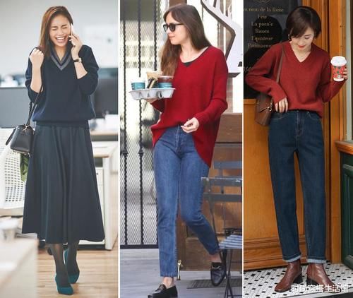 40＋的女性穿毛衣一定要讲究，掌握这4种搭配，时髦又优雅