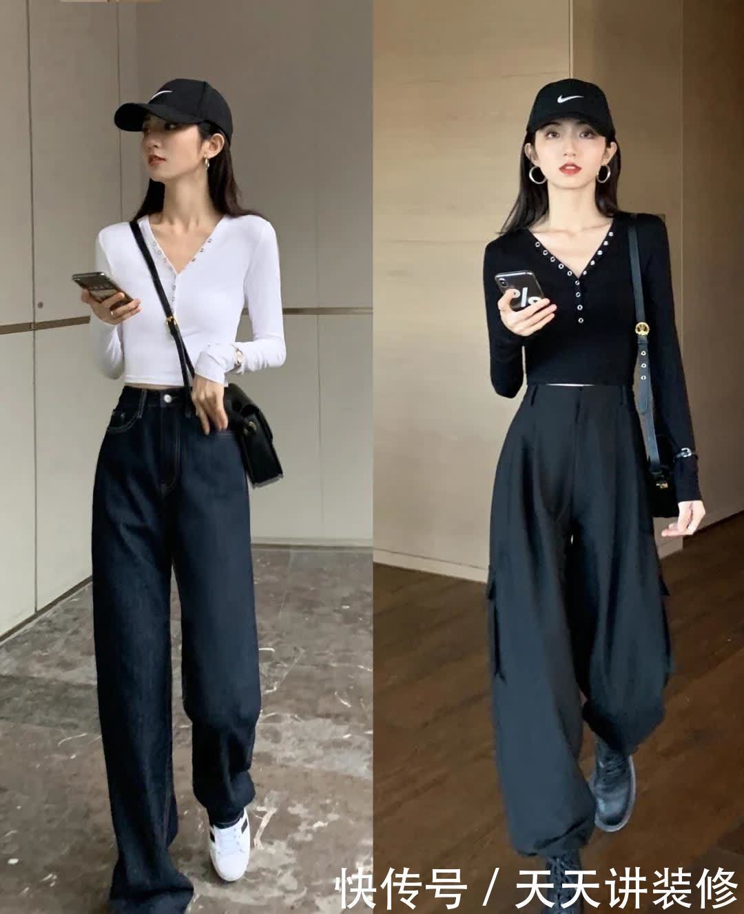 今春极简的打底衫穿搭合集!清爽舒适凸显身材,时尚有看点