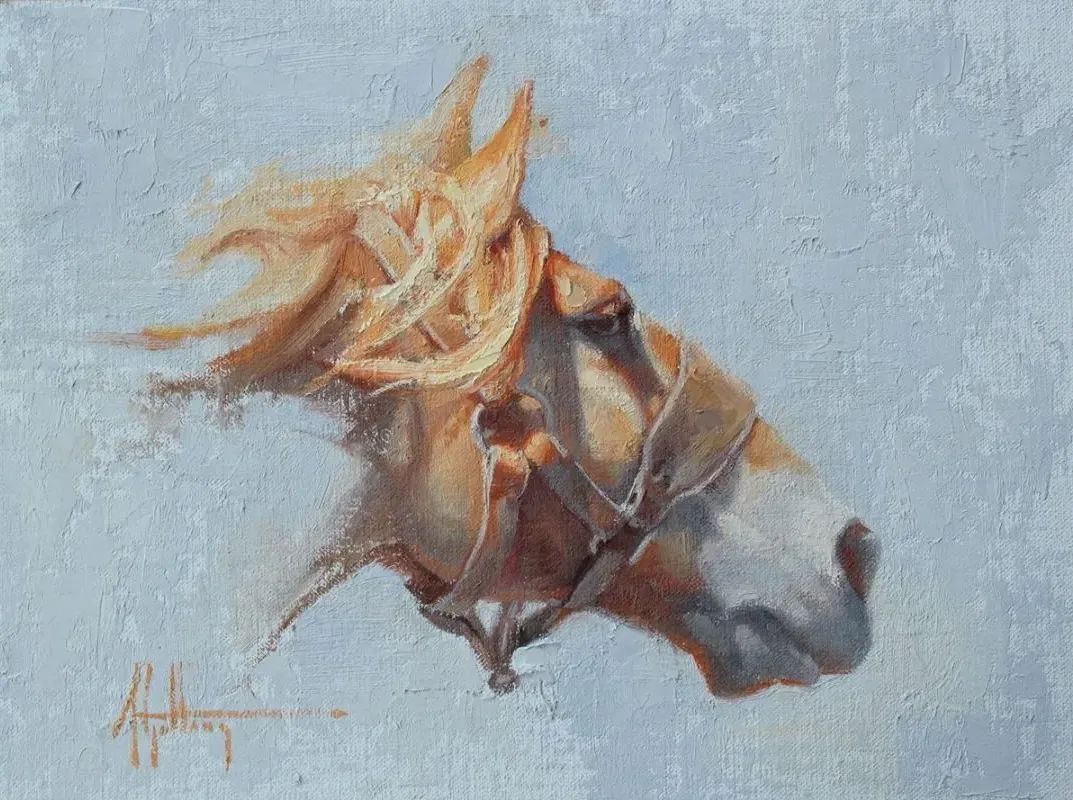 画家|美国90后美女画家,画马堪称一绝!