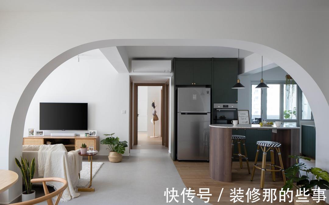 客餐厅|都是第一次，邻居家93㎡选北欧风，我家直眼红，二次装修直接借鉴