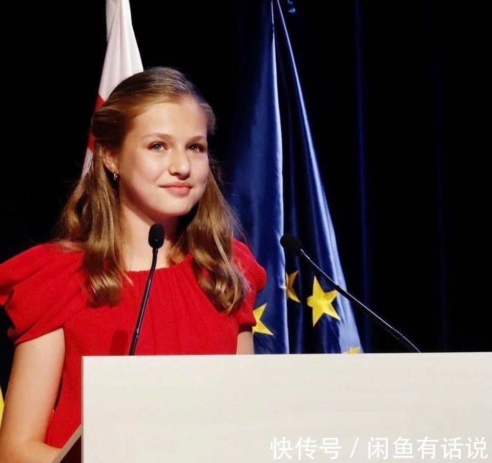 莱昂诺尔 西班牙大公主模样变成熟,15岁就穿紧身裙配高跟鞋,身高赶超妈妈