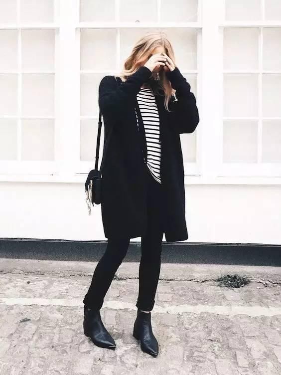 这三款平底鞋配大衣，经典又时髦，绝对是气场十足！