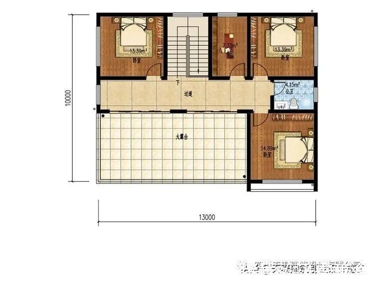 图纸|重庆永川二层现场乡村风格别墅定制设计图纸 乡村建房盖房施工图